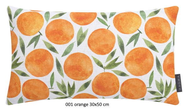 Kissenhülle Picnic orange 30x50 cm